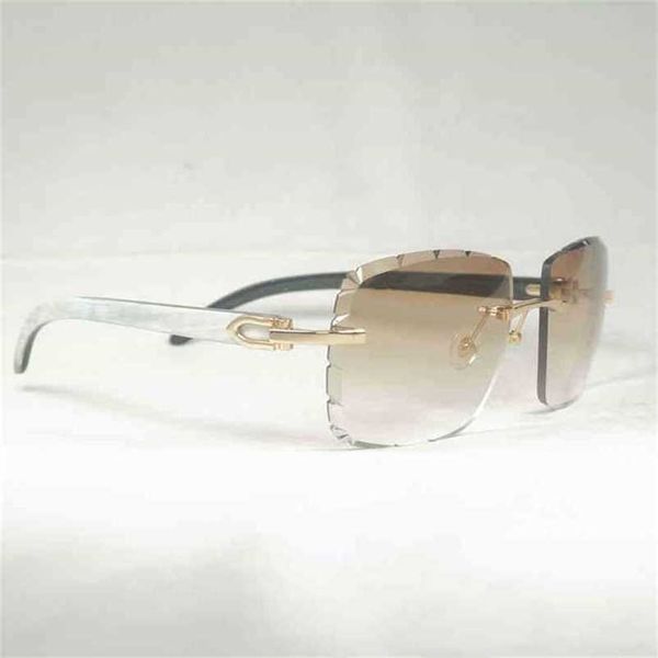 2023 designer glasses new vintage natural horn oversize rimless diamond cutting men wood sunglasses retro shades for summer club eyewear, White;black
2023 designer glasses new vintage natural horn oversize rimless diamond cutting men wood sunglasses retro shades for summer club eyewear, White;black