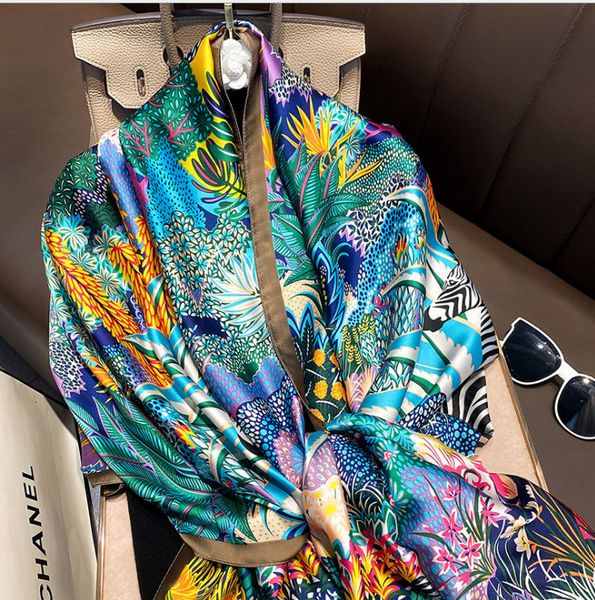 sarongs 180*90cm peacock flame red lip scarf female spring and autumn silk printed scarf thin dual-purpose air conditioning shawl 230407, Blue;gray
sarongs 180*90cm peacock flame red lip scarf female spring and autumn silk printed scarf thin dual-purpose air conditioning shawl 230407, Blue;gray