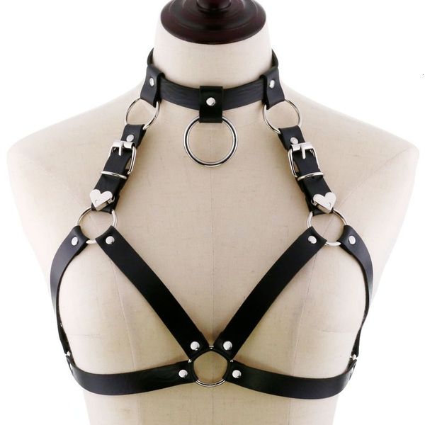 belts fashion punk cupless bra leather harness belt body bondage chest straps black studded rivet cropped 230406, Black;brown
belts fashion punk cupless bra leather harness belt body bondage chest straps black studded rivet cropped 230406, Black;brown