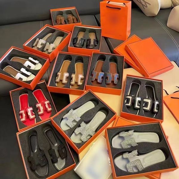 women designer slipper h flat sandal summer brand shoes classic beach casual sandals woman outdoor slippers genuine leather booties in box, Black
women designer slipper h flat sandal summer brand shoes classic beach casual sandals woman outdoor slippers genuine leather booties in box, Black