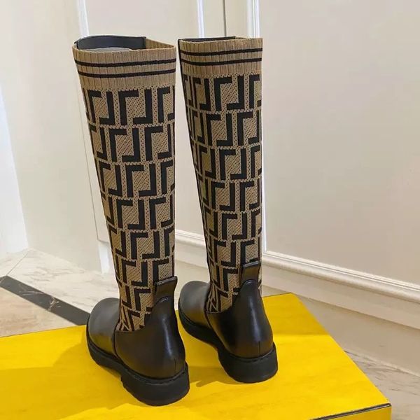 sock-style flats tall boots high boot designer shoes factory footwear rockoko logo jacquard stretch fabric pull on black leather knee- for w
sock-style flats tall boots high boot designer shoes factory footwear rockoko logo jacquard stretch fabric pull on black leather knee- for w