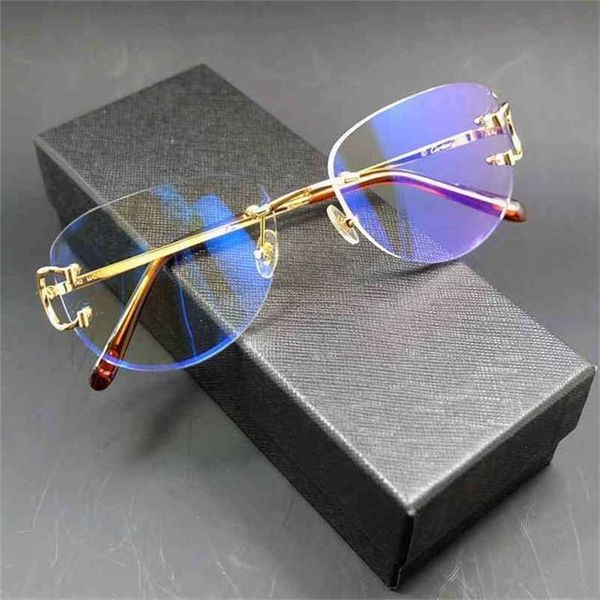 2023 designer glasses new clear frame fashion men decoration vintage luxury designer eyewear stylish glasses rimless optical, White;black
2023 designer glasses new clear frame fashion men decoration vintage luxury designer eyewear stylish glasses rimless optical, White;black
