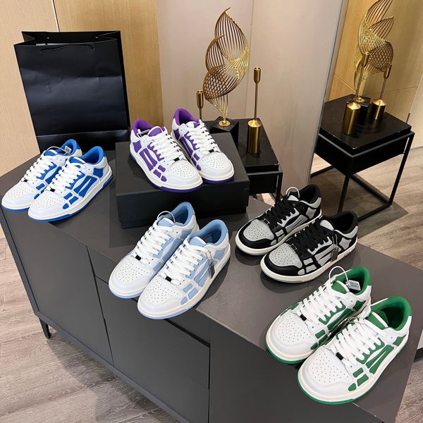 skel low white / black casual shoes designer luxury men women spring summer sports shoes bone splicing leather
skel low white / black casual shoes designer luxury men women spring summer sports shoes bone splicing leather