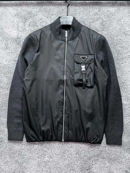 men's jackets designer spliced sweater men autumn new jacket luxury fashion brand clothing 5imh, Black;brown
men's jackets designer spliced sweater men autumn new jacket luxury fashion brand clothing 5imh, Black;brown
