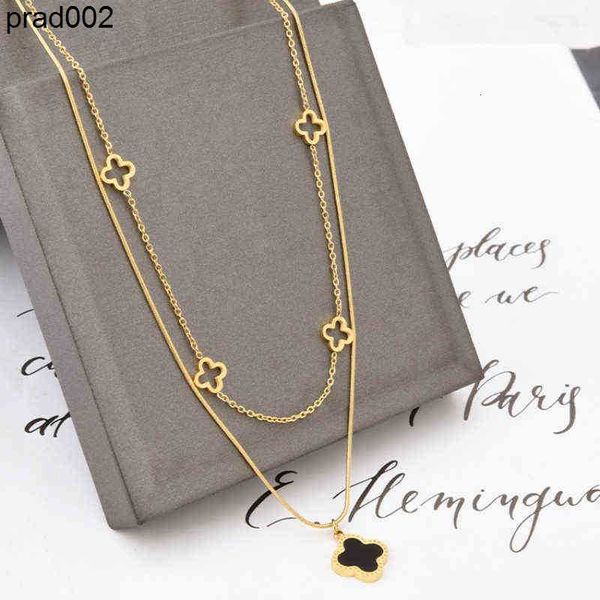 pendant necklaces double layered clover pendant necklace 18k gold stainless steel necklaces jewelry for women gift, Silver
pendant necklaces double layered clover pendant necklace 18k gold stainless steel necklaces jewelry for women gift, Silver