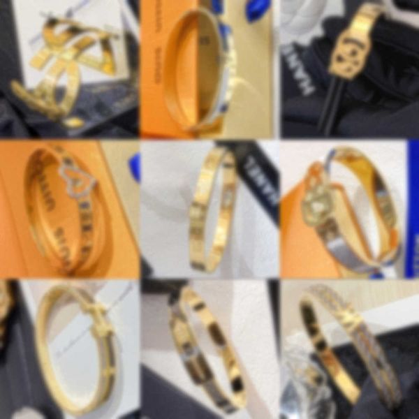 charm bracelets women bangle luxury designer jewelry crystal 18k gold plated 925 silver plated stainless steel lovers gift bangles mens, Black
charm bracelets women bangle luxury designer jewelry crystal 18k gold plated 925 silver plated stainless steel lovers gift bangles mens, Black