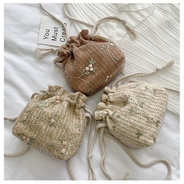 shoulder bags fashion small women beach straw woven flower embroidery ladies lace crossbody handbags drawstring bucket bag
shoulder bags fashion small women beach straw woven flower embroidery ladies lace crossbody handbags drawstring bucket bag
