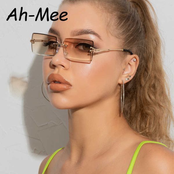 sunglasses fashion rimless rectangle sunglasses women men alloy trendy brand small square lens sun glasses gradient black lens shades uv400, White;black
sunglasses fashion rimless rectangle sunglasses women men alloy trendy brand small square lens sun glasses gradient black lens shades uv400, White;black