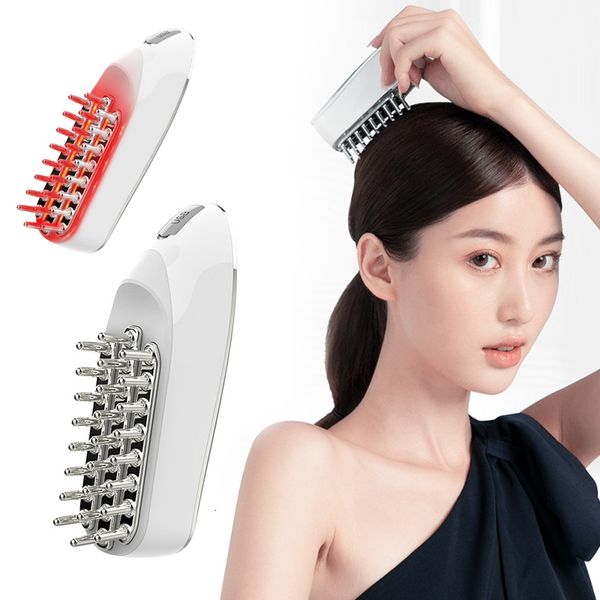 hair brushes 4 in 1 electric head massage comb rf led light ems vibration therapy growth anti loss massager 230406, Silver
hair brushes 4 in 1 electric head massage comb rf led light ems vibration therapy growth anti loss massager 230406, Silver