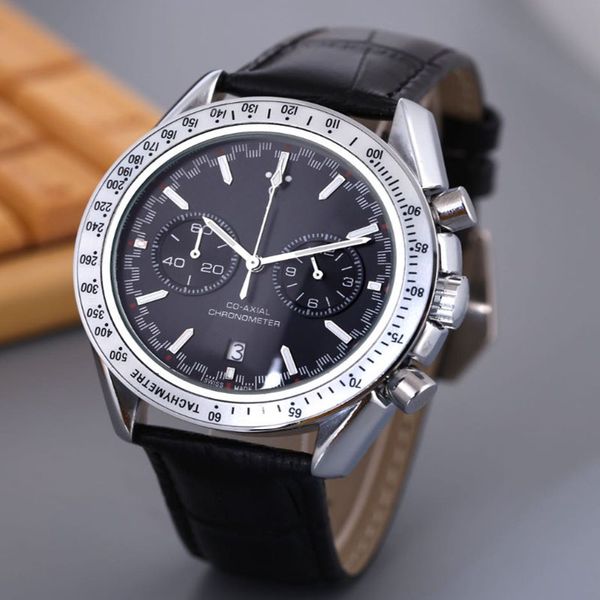 mens watches luxury watch fashion black dial calendar leather watchband master male gifts couples, Slivery;brown
mens watches luxury watch fashion black dial calendar leather watchband master male gifts couples, Slivery;brown