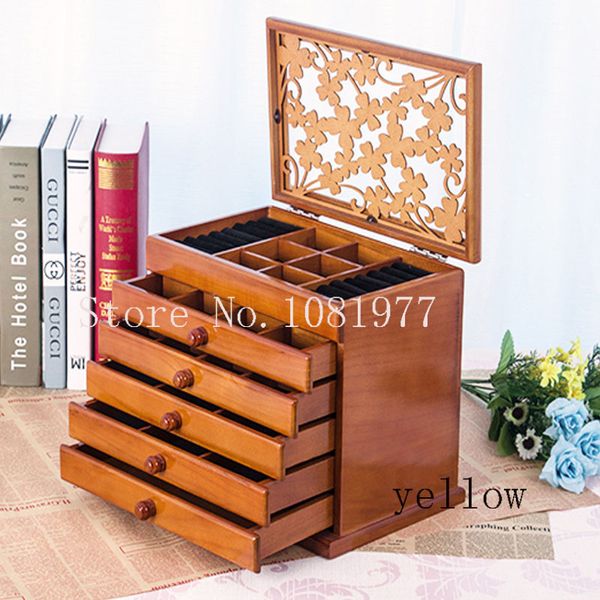 jewelry settings big 6 floors wood box jewelry display casket earrings ring box organizer case for gift 230407, Slivery;crystal
jewelry settings big 6 floors wood box jewelry display casket earrings ring box organizer case for gift 230407, Slivery;crystal