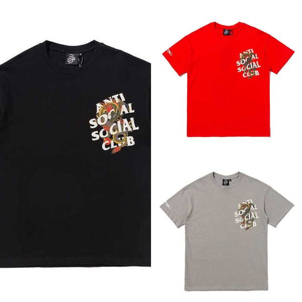 men 23ss assc t shirt fashion designer brand co branded snake relief drill short sleeve t-shirt men's women's couple summer wear, White
men 23ss assc t shirt fashion designer brand co branded snake relief drill short sleeve t-shirt men's women's couple summer wear, White