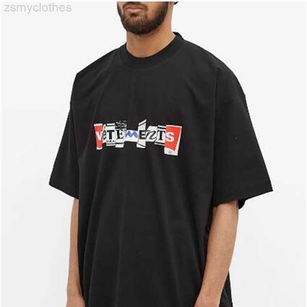 men's t-shirts vetements 2023ss new spring and summer printed cotton crewneck oversized t-shirt for men and women, White;black
men's t-shirts vetements 2023ss new spring and summer printed cotton crewneck oversized t-shirt for men and women, White;black