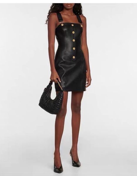 balm summer dresses for women 2023 new ootd fashion genuine leather dress dress dinner party dresses casual metal button logo dress mother&#, White;black
balm summer dresses for women 2023 new ootd fashion genuine leather dress dress dinner party dresses casual metal button logo dress mother&#, White;black