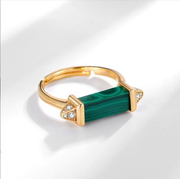s925 sterling silver ring with malachite inlaid light luxury ring 2023 new fashion european and american simple women's necklace ring s, Golden;silver
s925 sterling silver ring with malachite inlaid light luxury ring 2023 new fashion european and american simple women's necklace ring s, Golden;silver