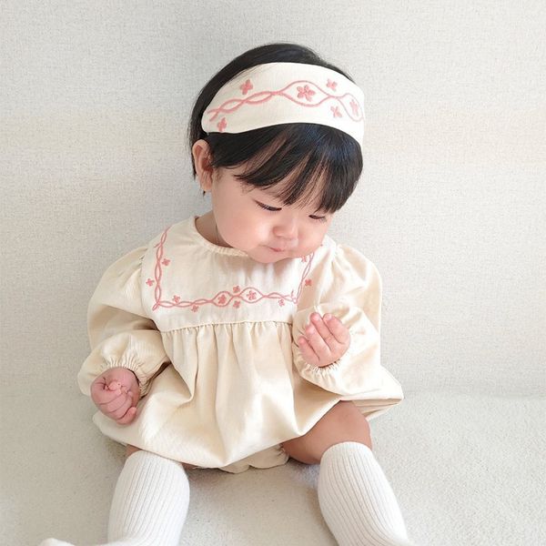 rompers south korea spring jumpsuit baby clothing flower embroidery o-neck baby long sleeve jumpsuit baby sweet jumpsuit 230406, Blue
rompers south korea spring jumpsuit baby clothing flower embroidery o-neck baby long sleeve jumpsuit baby sweet jumpsuit 230406, Blue