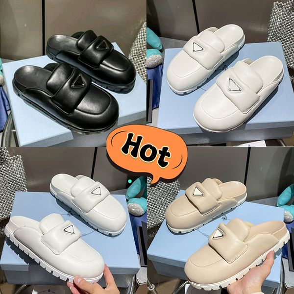 soft nappa leather slides slippers womens designer sabots platform sandals mules women bread slipper fashion flat slide luxury summer beach, Black
soft nappa leather slides slippers womens designer sabots platform sandals mules women bread slipper fashion flat slide luxury summer beach, Black