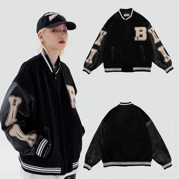 women's jacket's jackets european and american y2k couple casual allmatch jacket alphabet embroidery street hiphop baseball unifor, Black;brown
women's jacket's jackets european and american y2k couple casual allmatch jacket alphabet embroidery street hiphop baseball unifor, Black;brown