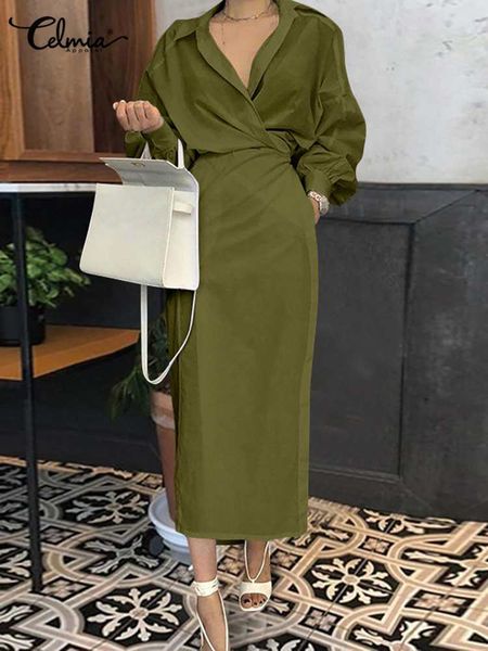 casual dresses women's casual belt shirt dress celmia elegant lapel lantern long sleeved casual midi dress fashion solid party vest 230, Black;gray
casual dresses women's casual belt shirt dress celmia elegant lapel lantern long sleeved casual midi dress fashion solid party vest 230, Black;gray