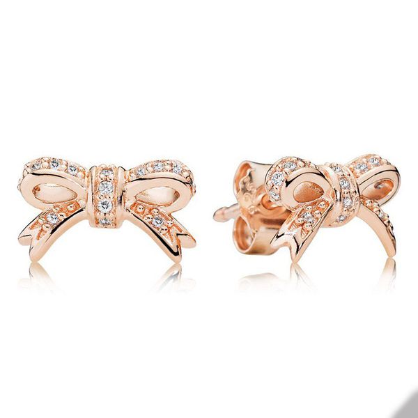 rose gold bow stud earrings for pandora 925 sterling silver wedding designer earring set jewelry for women girlfriend gift bowknot earring w, Golden;silver
rose gold bow stud earrings for pandora 925 sterling silver wedding designer earring set jewelry for women girlfriend gift bowknot earring w, Golden;silver