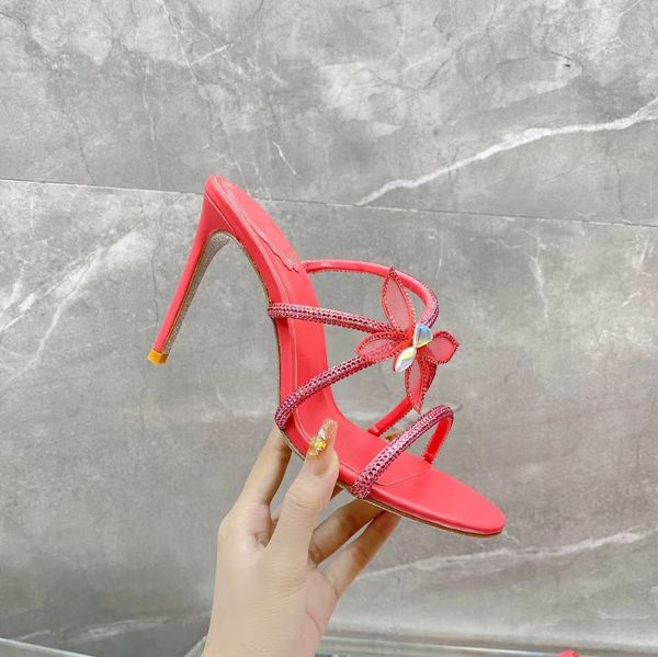 rene caovilla fashion slippers designer high heel sandals women new banquet shoe 9.5cm rhinestone flower decoration open toe quality factory, Black
rene caovilla fashion slippers designer high heel sandals women new banquet shoe 9.5cm rhinestone flower decoration open toe quality factory, Black