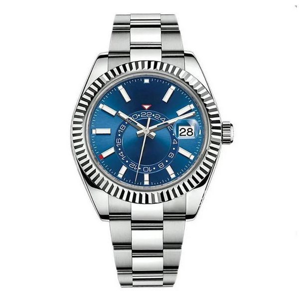 men watches waterproof dual time zone luxury 904l stainless steel watches automatic mechanical sweep movement male wristwatches, Slivery;brown
men watches waterproof dual time zone luxury 904l stainless steel watches automatic mechanical sweep movement male wristwatches, Slivery;brown