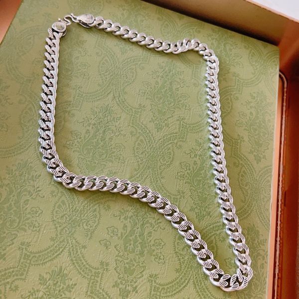 2023 luxury fashion link up necklace designer retro pendant high-end necklace single buckle necklace very good to match trendy clothes no bo, Silver
2023 luxury fashion link up necklace designer retro pendant high-end necklace single buckle necklace very good to match trendy clothes no bo, Silver