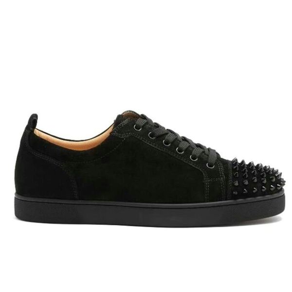 2023 men designer red bottoms platform casual shoes loafers rivets low studed designers shoe mens women with box low red sole sneakers train, Black
2023 men designer red bottoms platform casual shoes loafers rivets low studed designers shoe mens women with box low red sole sneakers train, Black