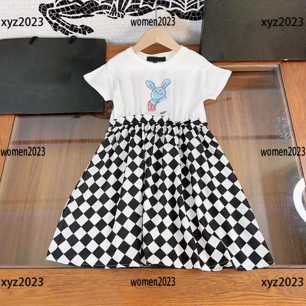 2023 designer baby dress summer dual color stitching design girl dress black and white checkered skirt hem size 90-150 cm new product, Red;yellow
2023 designer baby dress summer dual color stitching design girl dress black and white checkered skirt hem size 90-150 cm new product, Red;yellow