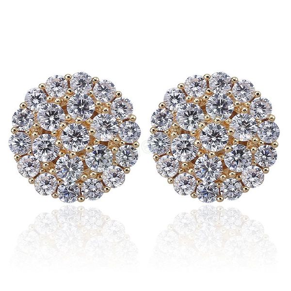 925 silver stud earrings for women men gift personality fashion zircon earring gold silver plated hip hop jewelry, Golden;silver
925 silver stud earrings for women men gift personality fashion zircon earring gold silver plated hip hop jewelry, Golden;silver
