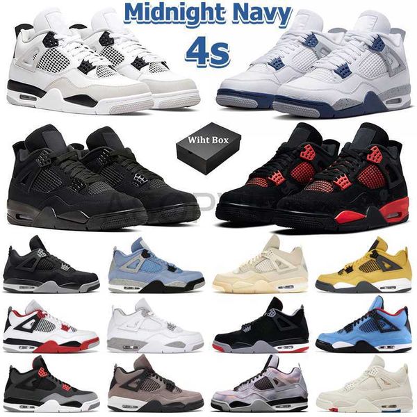 with box 4 basketball shoes men women 4s midnight navy military black cat red thunder lightning university blue mens trainers outdoor sports
with box 4 basketball shoes men women 4s midnight navy military black cat red thunder lightning university blue mens trainers outdoor sports