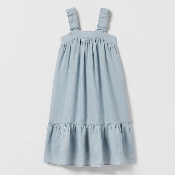 girl s dresses girls cotton and linen sleeveless straps dress summer ruffled hem casual vacation backless 230406, Red;yellow
girl s dresses girls cotton and linen sleeveless straps dress summer ruffled hem casual vacation backless 230406, Red;yellow
