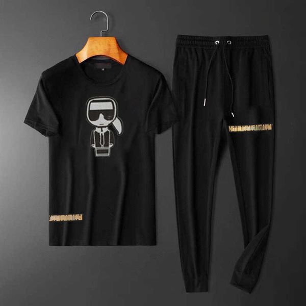 summer sports set mens short sleeve tshirt karl designer tracksuits fashion print pullover tee sweatants two piece set oversize men clothing, Gray
summer sports set mens short sleeve tshirt karl designer tracksuits fashion print pullover tee sweatants two piece set oversize men clothing, Gray