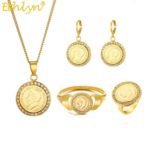 other jewelry sets ethlyn gold color george v horse sword coin set for women pendant necklace earring bangle my454 230407, Silver
other jewelry sets ethlyn gold color george v horse sword coin set for women pendant necklace earring bangle my454 230407, Silver