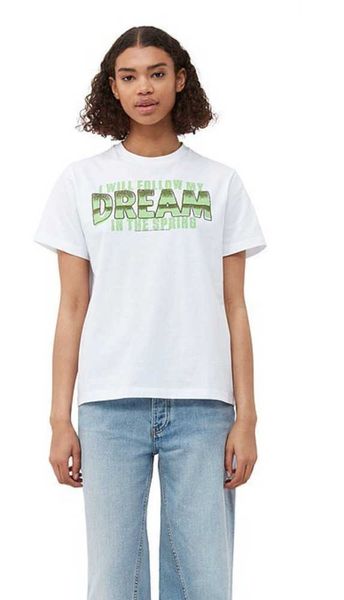 2023ss ganni women designer t shirt summer style short sleeve fashion brand loose round neck pure cotton printing casual, White
2023ss ganni women designer t shirt summer style short sleeve fashion brand loose round neck pure cotton printing casual, White