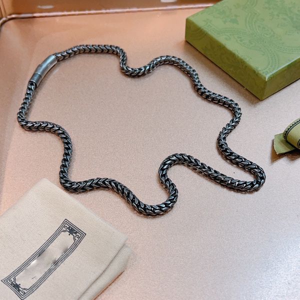 2023 luxury fashion link necklace designer retro pendant high-end necklace designed for elegance with unique charm no box, Silver
2023 luxury fashion link necklace designer retro pendant high-end necklace designed for elegance with unique charm no box, Silver