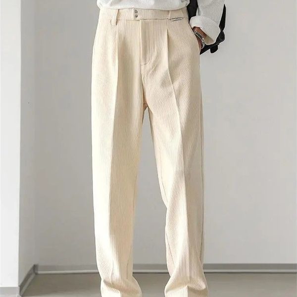 men's pants gmiixder men's casual pants spring and autumn large elegant wide leg trousers japan simple solid beige straight cordur, Black
men's pants gmiixder men's casual pants spring and autumn large elegant wide leg trousers japan simple solid beige straight cordur, Black