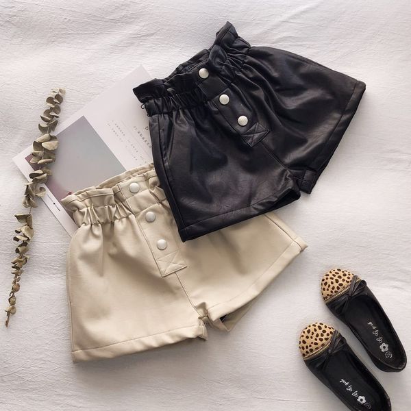 shorts 100-160cm winter girls' thick wool pu leather shorts infant and children's fashion dual color 230406, Black
shorts 100-160cm winter girls' thick wool pu leather shorts infant and children's fashion dual color 230406, Black