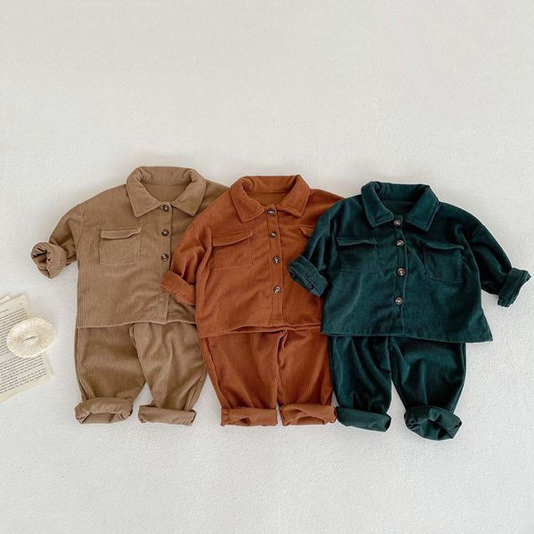 clothing sets milancel kids set corduroy coat and pants 2pcs boys suits casual girls clothes 230407, White
clothing sets milancel kids set corduroy coat and pants 2pcs boys suits casual girls clothes 230407, White