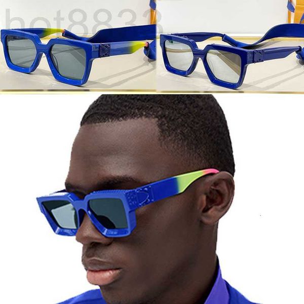 sunglasses designer millionaire 96006 mens classic catwalk style blue frame summer travel driving uv400 anti-uv400 men's with original, White;black 
sunglasses designer millionaire 96006 mens classic catwalk style blue frame summer travel driving uv400 anti-uv400 men's with original, White;black