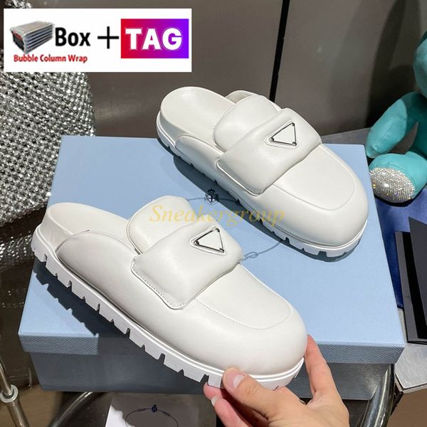 women sabots slippers designer prad slides soft padded nappa leather platform sandals mules womens scuffs shoes bread slipper flat slide lux
women sabots slippers designer prad slides soft padded nappa leather platform sandals mules womens scuffs shoes bread slipper flat slide lux