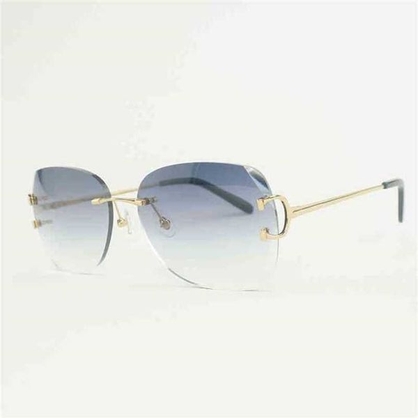 2023 designer glasses new vintage rimless c wire sunglasses men oversize eyewear for summer diamond cutting glasses metal frame oculos gafas, White;black
2023 designer glasses new vintage rimless c wire sunglasses men oversize eyewear for summer diamond cutting glasses metal frame oculos gafas, White;black