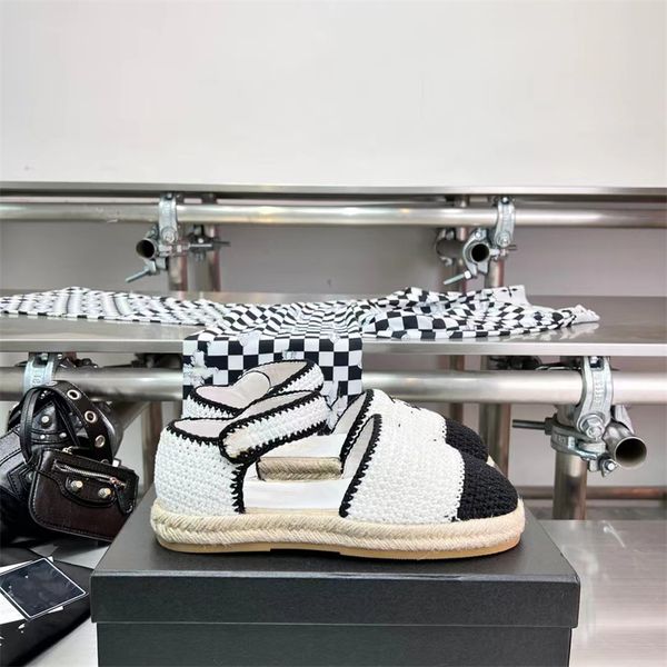 new handmade woven fisherman sandals designer shoes popular spring and summer hemp rope woven red sky blue white beige women's sandals, Black
new handmade woven fisherman sandals designer shoes popular spring and summer hemp rope woven red sky blue white beige women's sandals, Black