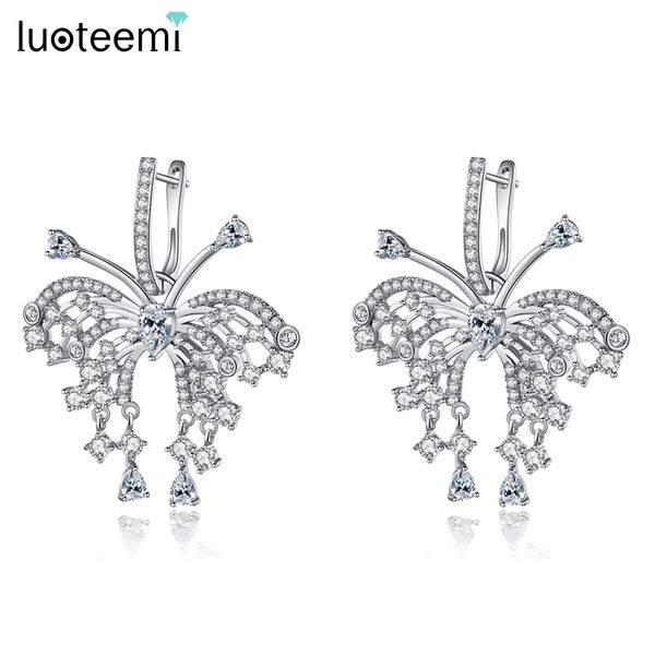 hoop huggie luoteemi luxury big cz butterfly earring for women multi tassel korean fashion butterflie bridal wedding accessories 230406, Golden;silver
hoop huggie luoteemi luxury big cz butterfly earring for women multi tassel korean fashion butterflie bridal wedding accessories 230406, Golden;silver