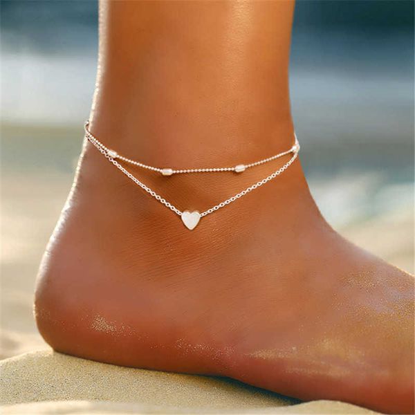 anklets kotik simple heart gold silver color anklets for women link chain beads anklet bracelet on leg beach holiday foot jewelry aa230406, Red;blue
anklets kotik simple heart gold silver color anklets for women link chain beads anklet bracelet on leg beach holiday foot jewelry aa230406, Red;blue