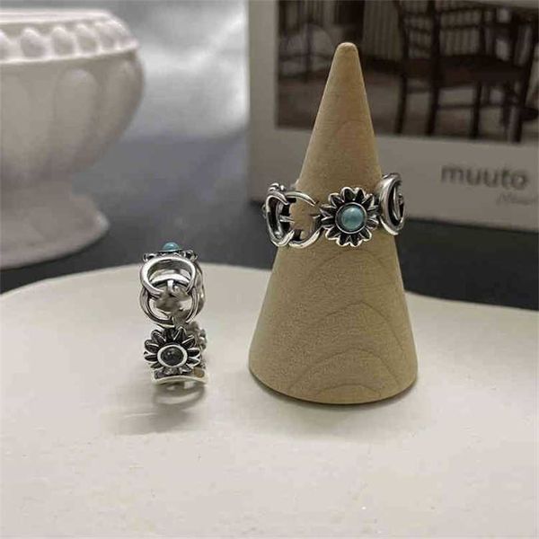 ring 2023 new ins small daisy hollowed out flower turquoise men's and women's same ring pair factory direct sales 50% off, Silver
ring 2023 new ins small daisy hollowed out flower turquoise men's and women's same ring pair factory direct sales 50% off, Silver