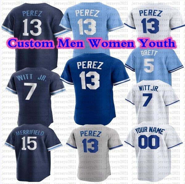 2023 s-4xl custom bobby witt jr. jersey george brett salvador perez mj melendez whit merrifield andrew benintendi baseball men women youth, Blue;black
2023 s-4xl custom bobby witt jr. jersey george brett salvador perez mj melendez whit merrifield andrew benintendi baseball men women youth, Blue;black