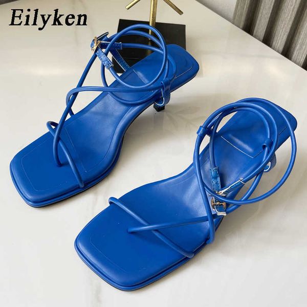 summer fashion blue women sandal thin high heel narrow band gladiator pumps square toe dress shoes 230306, Black
summer fashion blue women sandal thin high heel narrow band gladiator pumps square toe dress shoes 230306, Black