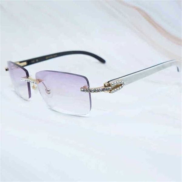 2023 designer glasses model iced out men luxury cubic zircon buffalo horn sun glasses rimless rhinestone shades eyewear gafas sol jp3p sungl, White;black
2023 designer glasses model iced out men luxury cubic zircon buffalo horn sun glasses rimless rhinestone shades eyewear gafas sol jp3p sungl, White;black