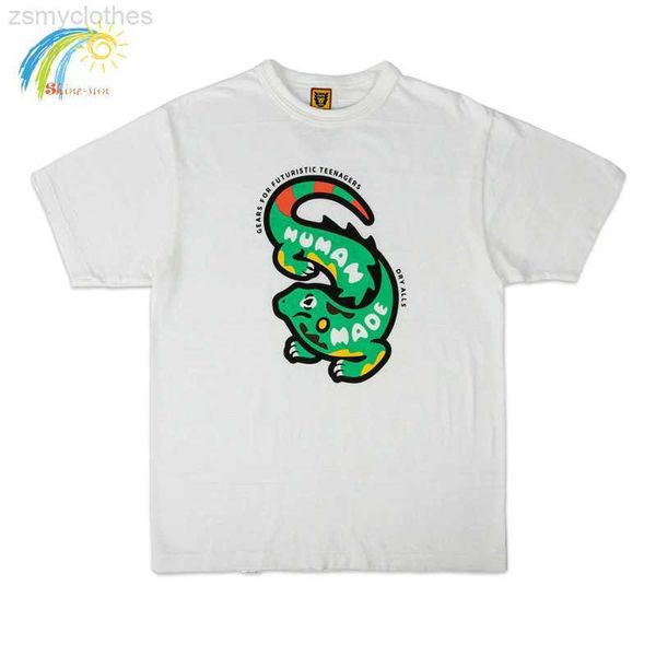 men's t-shirts 2023 summer slub cotton comfortable lizard print human made t-shirt men women loose miami animal graphic limited tee, White;black
men's t-shirts 2023 summer slub cotton comfortable lizard print human made t-shirt men women loose miami animal graphic limited tee, White;black